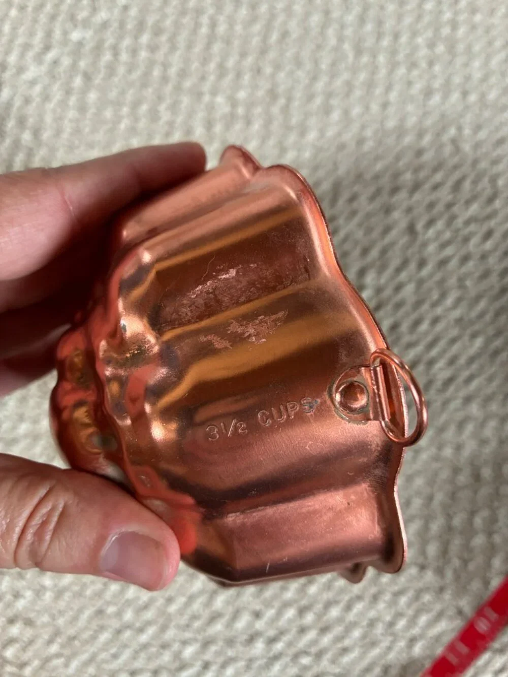 (2) Vintage Copper Lobster Mold 10 inches Decor Farmhouse Rustic MCM Coastal